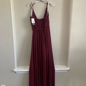 Bridesmaid wrap dress